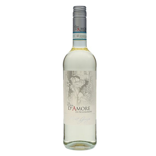 Białe, półwytrawne wino pochodzące ze słonecznych Włoch. la Storia d’Amore 2021