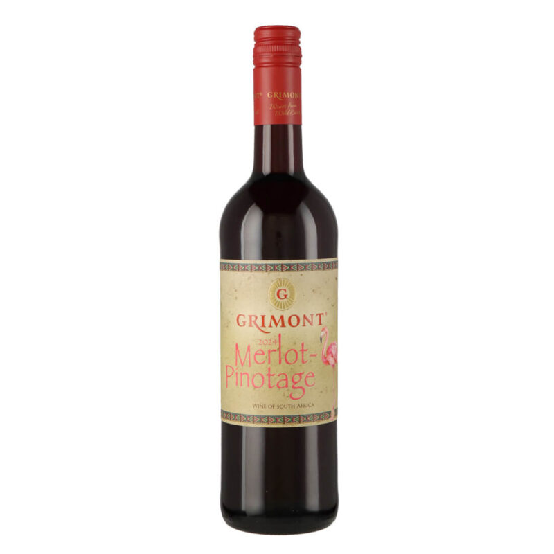 Czerwone, słodkie wino z RPA Grimont Merlot Pinotage Western Cape.