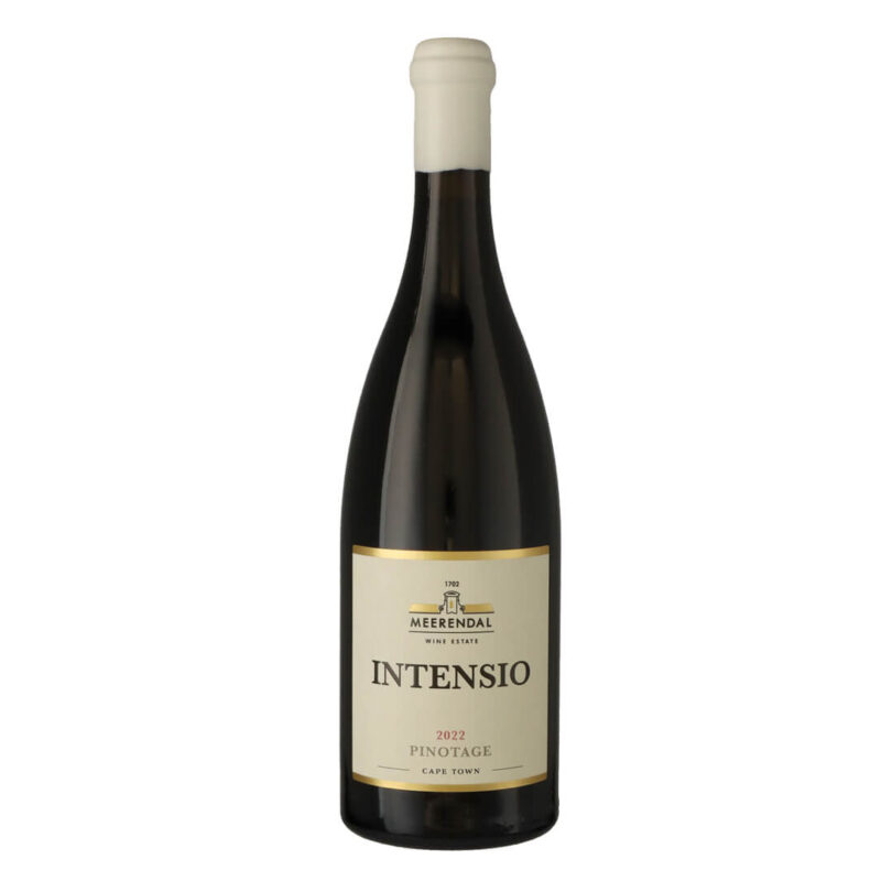 Czerwone, wytrawne wino Pinotage Intensio Meerendal.