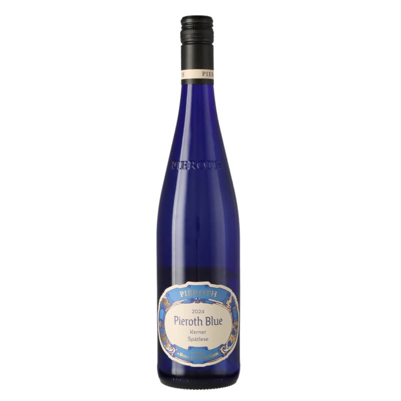 Białe półsłodkie niemieckie wino Burg Layer Pieroth Blue.
